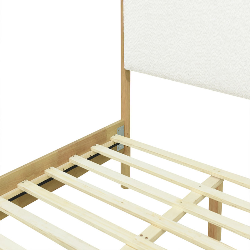Queen Size Bed (White)