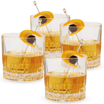 Spiegelau Perfect Serve Double Old Fashioned D.O.F. 12.5 OZ Glasses, Set of 4