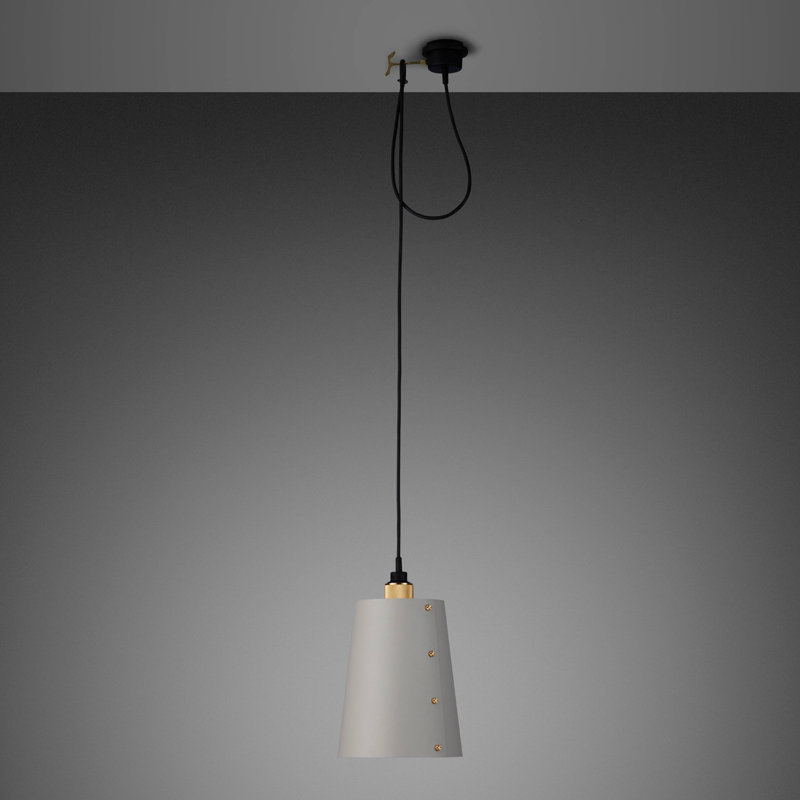 1 - Light Pendant, Brass, Stone
