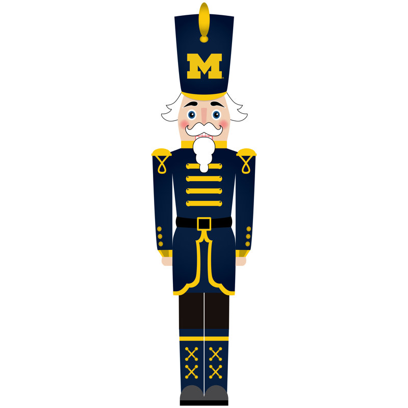 University Of Michigan 46" Nutcracker Leaner