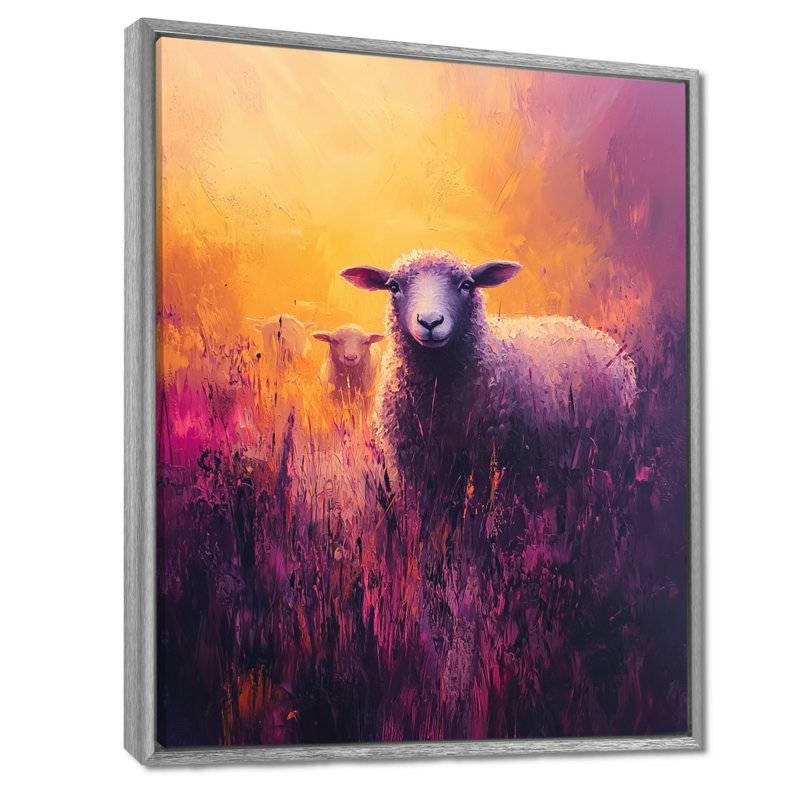 Drossart - animaux, impressions sur toile, H 44 po x l 34 po, Reproduction avec cadre flottant, Argent argent