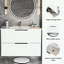 Meuble-lavabo mural avec lavabo et 2 tiroirs-1875294066-1875294077