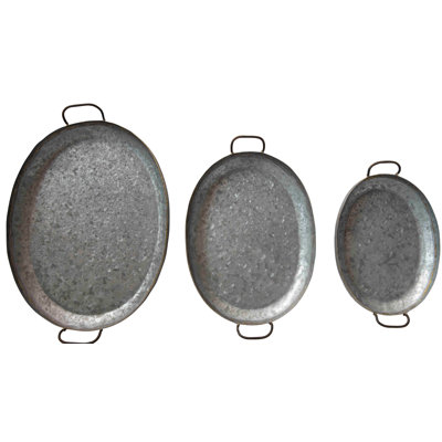 Metal Tray - Set of 3