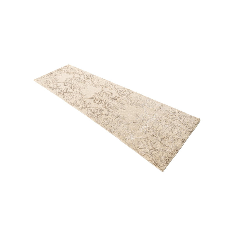 Tapis de couloir beige clair Murry