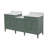 Frankfurt 72'' Double Bathroom Vanity with Carrara Marble Top-699866845