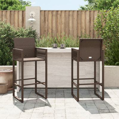 Orsini Rattan Outdoor 80cm Bar Stool