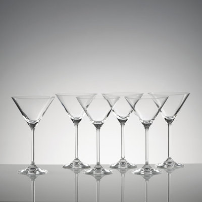 845275 Tuscany Classics Martini Glass Set, 6 Count, 6 Fl Oz