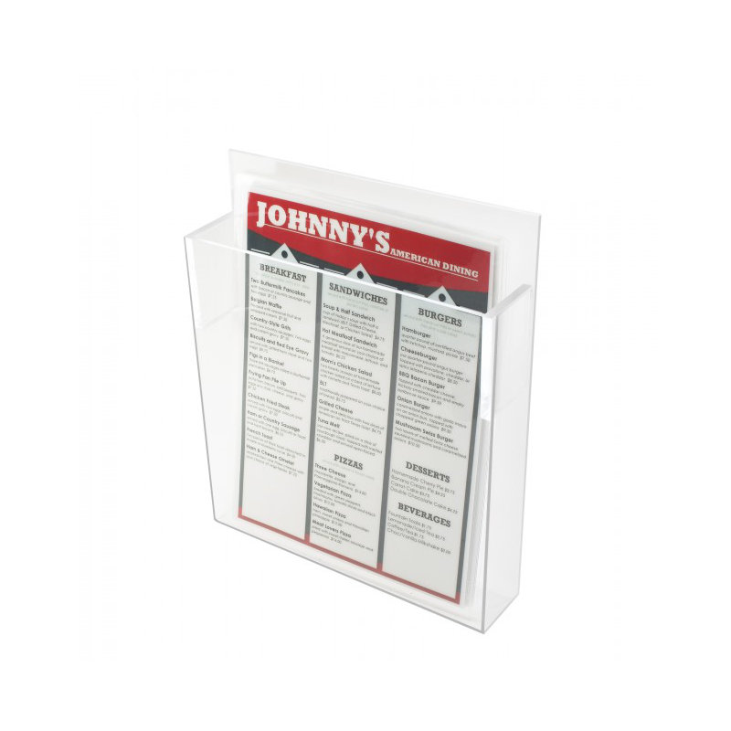 Wall Mount Menu Rack