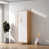 Burlywood / blanc