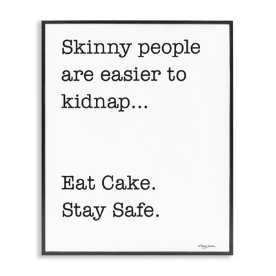 «Eat Cake Stay Safe», estampe numérique par Molly Matin