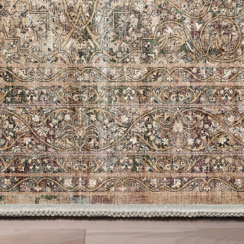 Tapis persan oriental à tissage plat Ervin Juliette, Tapis de couloir 2 pi 7 po x 24 pi 9 po