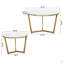 Ensemble de tables basses 2 pièces Modern Modern