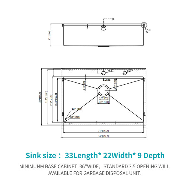 Dimensions du produit