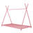 Metal House Platform Bed With Triangle Structure