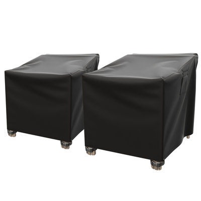 2-Pack ] Protection Outdoor Furniture Covers (600D Oxford Fabric + PU Coating)