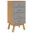 Leverna 18'' W Solid Wood Nightstand-1083139206