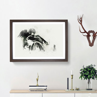Drunken Angel by Banksy - Picture Frame Graphic Art Print