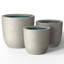 Ensemble de pots à fleurs en béton 3 pièces Keyondria-1904655791