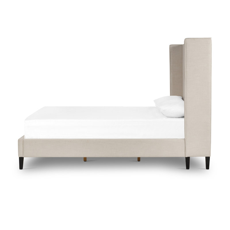 Madison Upholstered Wingback Bed, King
