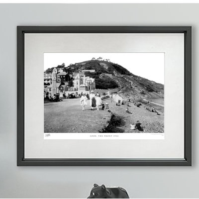 Looe, The Front 1922 - Single Picture Frame Print