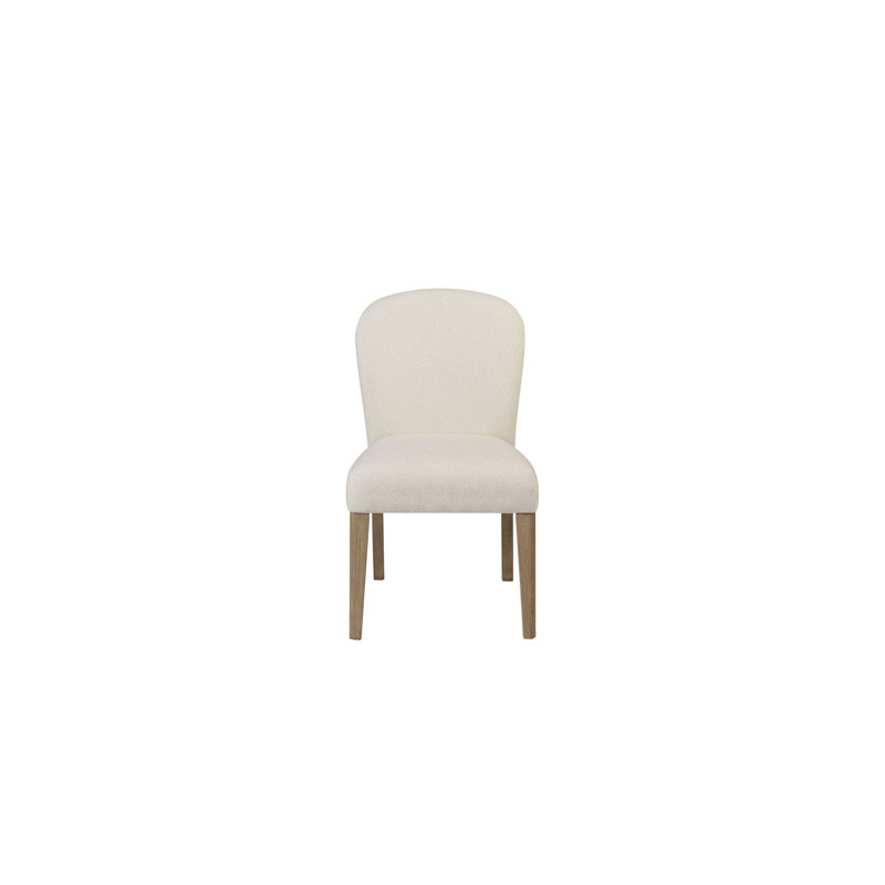 Chaise rembourrée Arch (ensemble de 2), Blanc