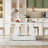 63" Modern Rectangular Dining Table For 4 To 6 People(Only Table,No Chair)