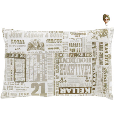 Mind Games Cotton Throw Pillow Cover