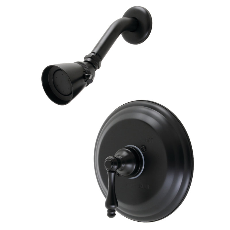 Kingston Brass Restoration Single-Handle Pressure Balanced Shower Faucet, Oil Rubbed Bronze