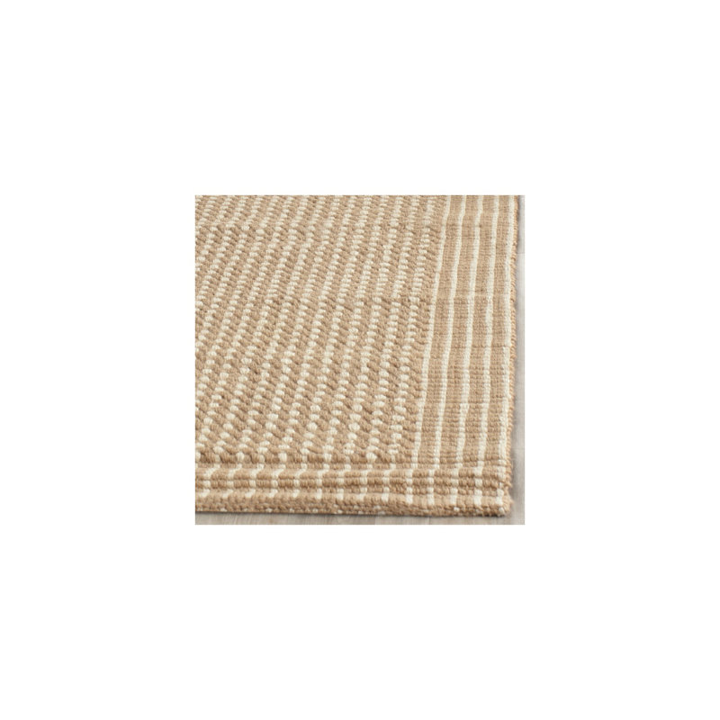 Erroll Pollux Hand-Tufted Wool Ivory Area Rug, Square 8'