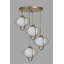 Lustre blanc antique élégant avec hauteur réglable, 27,6 po de diamètre x 27,6 po de hauteur | Corps en métal durable, douille E27 (40 W maximum), indice de protection IP20 | Parfait pour l'éclairage de la salle à manger, du salon ou du vestibule-2012414376-2012414372