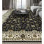 Tapis noir et gris de haute qualité noué à la main