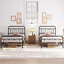 Modern Metal Bed Frame with Vintage Headboard-1631179721-1629791938