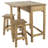 Loveday 2 - Person Pine Solid Wood Top Four Leg Dining Set-795641273-795641278-795641279