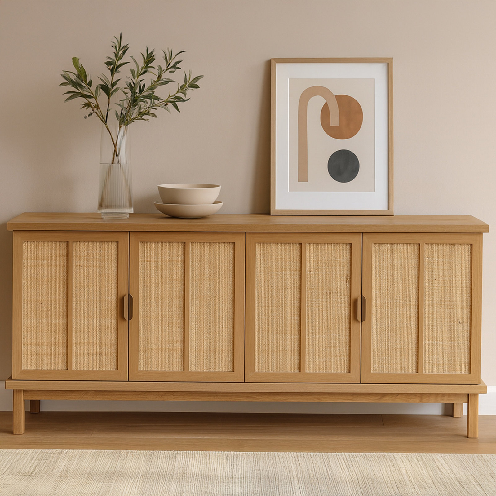 Solid Oak Sideboard