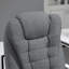 Fauteuil de direction en tissu de lin Vinsetto