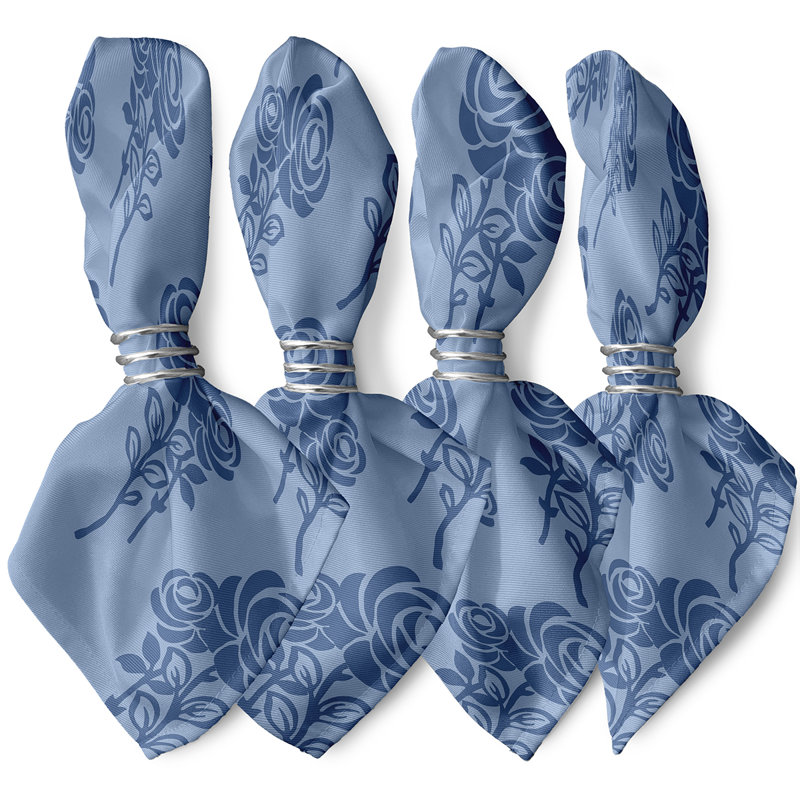 Serviette Slezak, Bleu