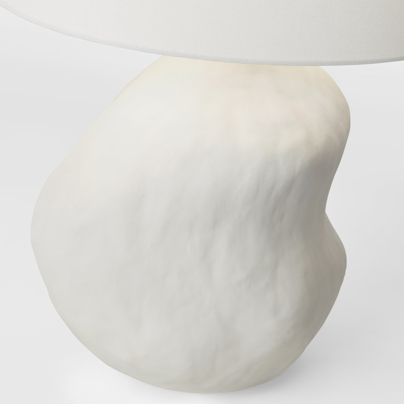 Pacheco Ceramic Table Lamp, Matte White