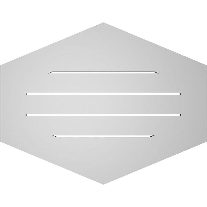 Pente verticale verticale en uréthane 5 pi, H 1 po x l 28 po x L 22 po