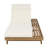 Lounge Chaise With Headrest, Space Available On One Side, Acacia Wood In Light Brown With Water-Resistant Lounge Cushions (3-Fold & 4 Inch) – Matching Version Available-614574034-614574042