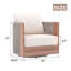 Chaise de patio d'extérieur pivotante avec coussins-1061211317