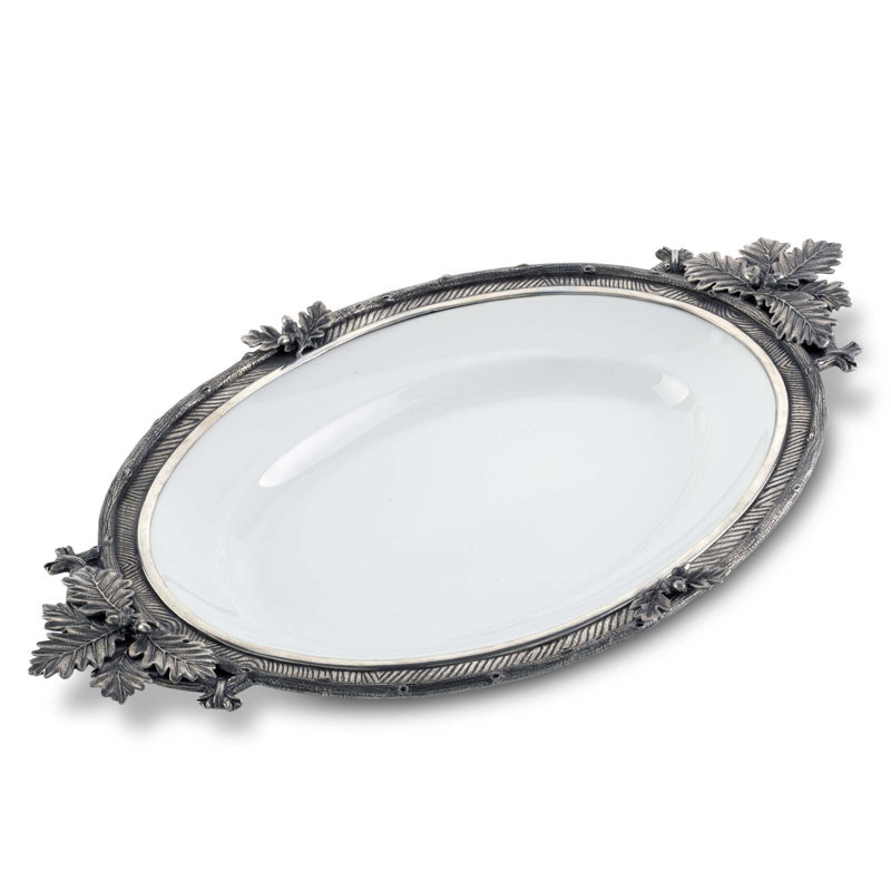 Majestic Forest Ceramic Decorative Tray