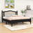 Chatmon Wooden Platform Bed with Natural Rattan Headboard and Slats Support-1482150076-1482150078