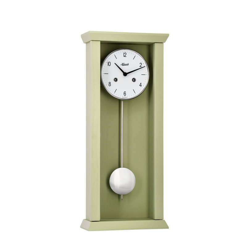 Wood Wall Clock, Green