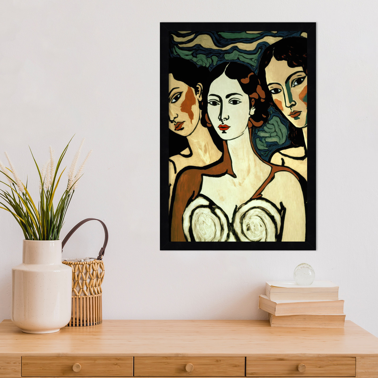 Galya "The Soul Sisters" Print, Black, 21" H x 15" W