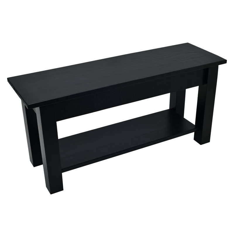 Rosalva Solid Wood Bench, 17'' H x 36'' W x 12'' D