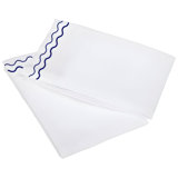 400TC Double Wavy Embroidered Cotton Pillowcases (Set Of 2)