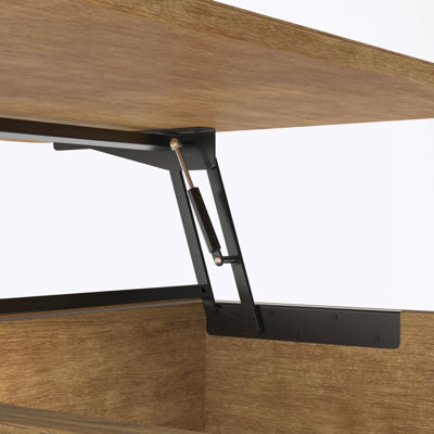 Table basse avec rangement ajustable pour salle à manger, cuisine et salon