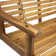Lamp 2 Person Solid Wood Porch Swing