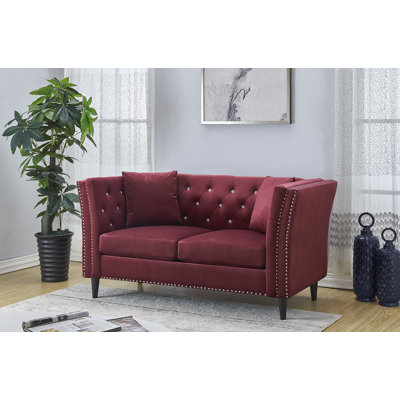 Cloyd 62.2'' Velvet Loveseat