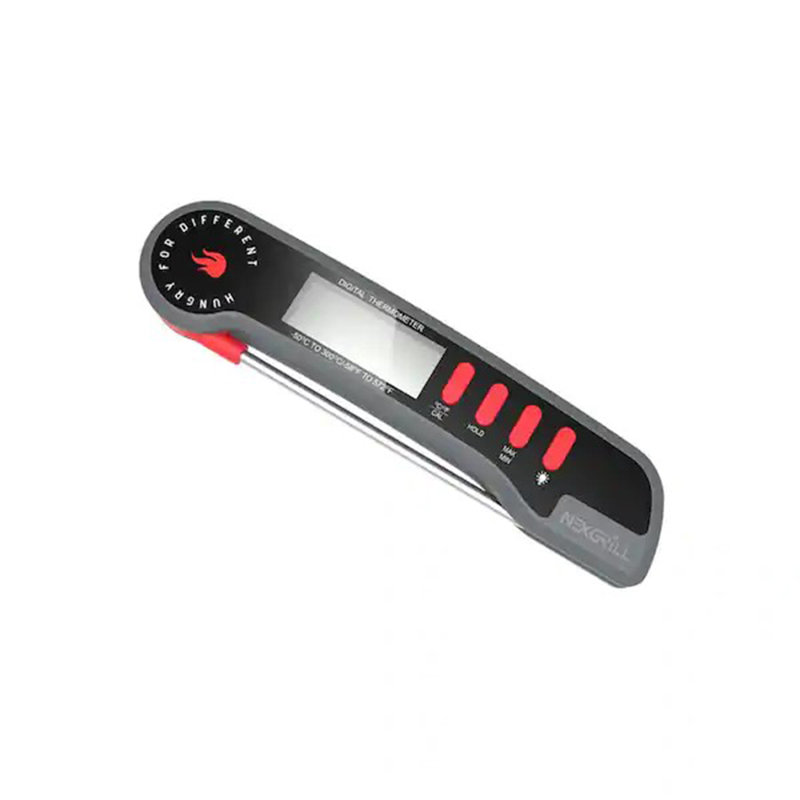 Nexgrill Meat Thermometer Digital, Instant Read Meat Thermometer with Backlight & Stainless Steel Probe, Food Thermometer for Kitchen Cooking, Outdoor Grilling, BBQ – 660-0004B